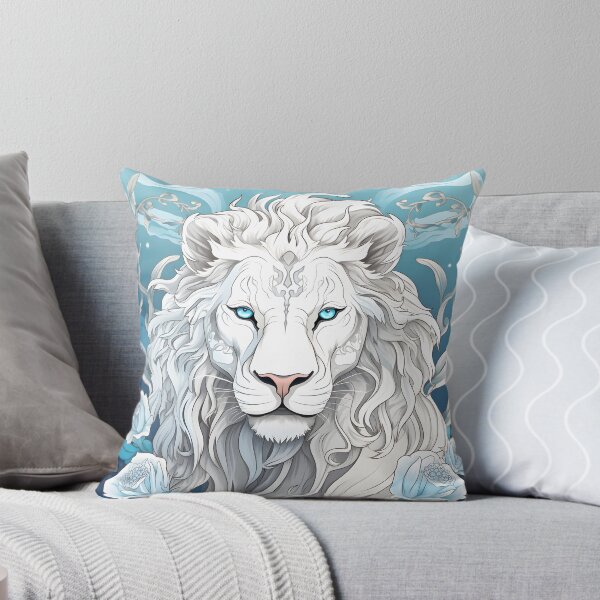 Item preview, White lion Portrait designed and sold by toaderbogdan88.