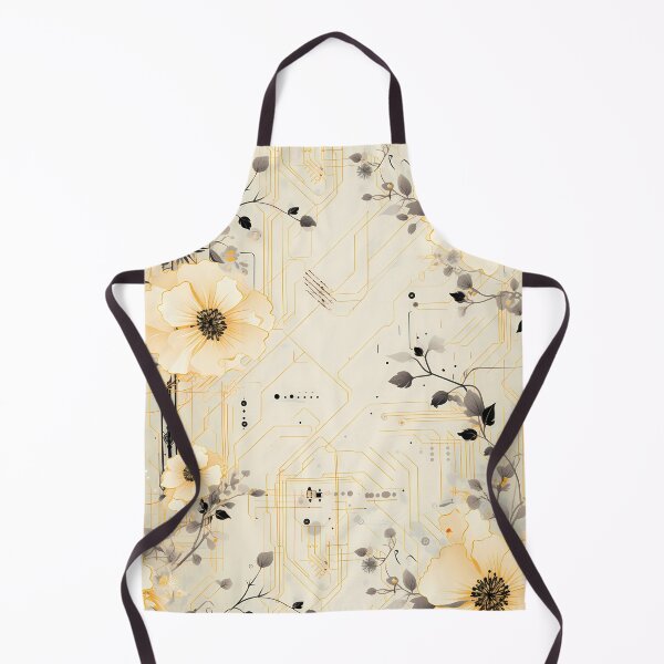 Item preview, Cyberpunk Flowers and Circuitry Pattern designed and sold by SchorlCraft.