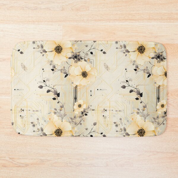Item preview, Cyberpunk Flowers and Circuitry Pattern designed and sold by SchorlCraft.