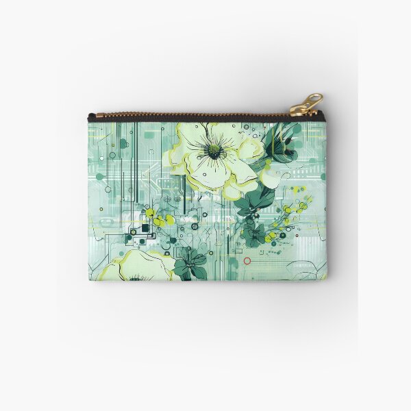 Item preview, Cyberpunk Flowers and Circuitry Pattern designed and sold by SchorlCraft.