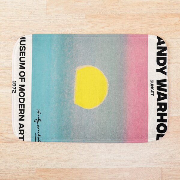 Item preview, Andy Warhol Print, Andy Warhol  ‐ Sunset, Large Print Clothing, Pouches, Laptop Skins & Sleeves, Bath Mats designed and sold by Suzana Djordjevic.