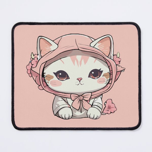 Item preview, Kawaii kitten Cat Outfit Pink Winter Fashion designed and sold by DavidCreator.
