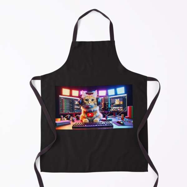 Item preview, The YouTuber Cat in Deep Thought designed and sold by MrBonPlanLeCat.