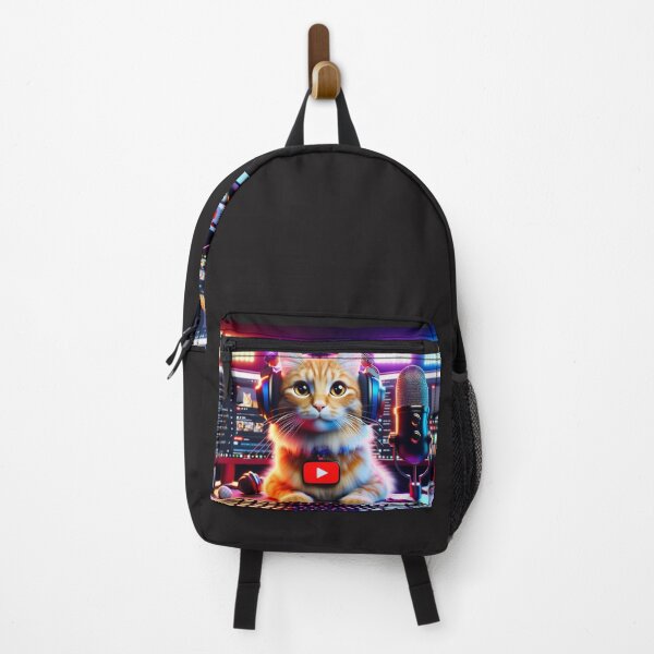 Item preview, The YouTuber Cat in Deep Thought designed and sold by MrBonPlanLeCat.