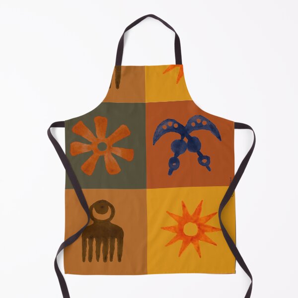 Item preview, African art with adrinkas symbols designed and sold by Rbk Digital Studio.