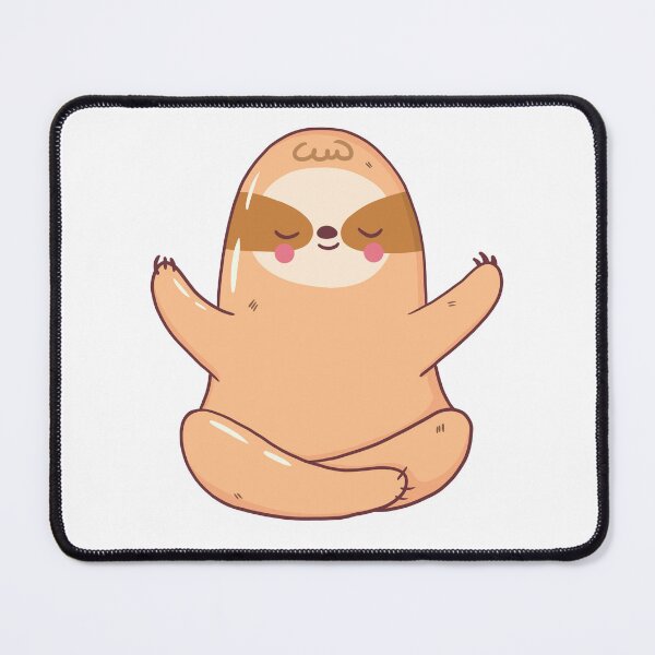 Item preview, Yoga Sloth Namaste designed and sold by ZayamiArt.