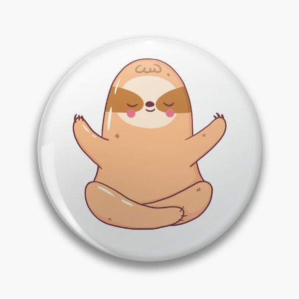 Item preview, Yoga Sloth Namaste  designed and sold by ZayamiArt.