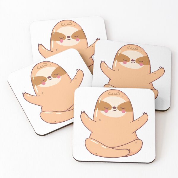 Item preview, Yoga Sloth Namaste  designed and sold by ZayamiArt.