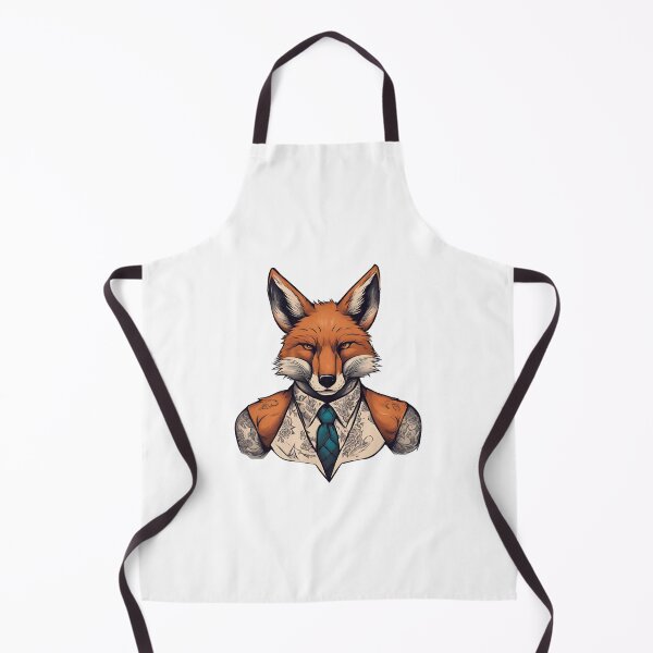 Item preview, muscular fox with tattoos designed and sold by Periush.