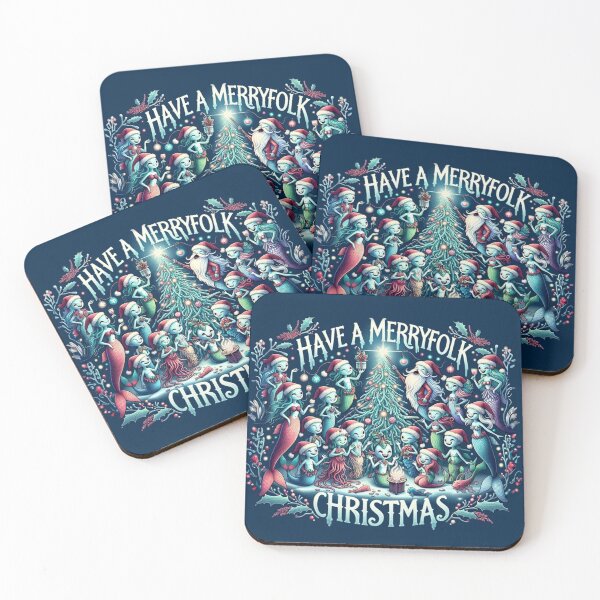 Item preview, Have a Merryfolk Christmas designed and sold by titartwork.
