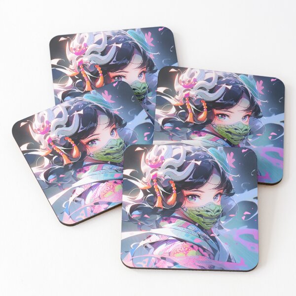 Item preview, Cool Pastel Masked Assassin Anime Girl designed and sold by bubblegoth.