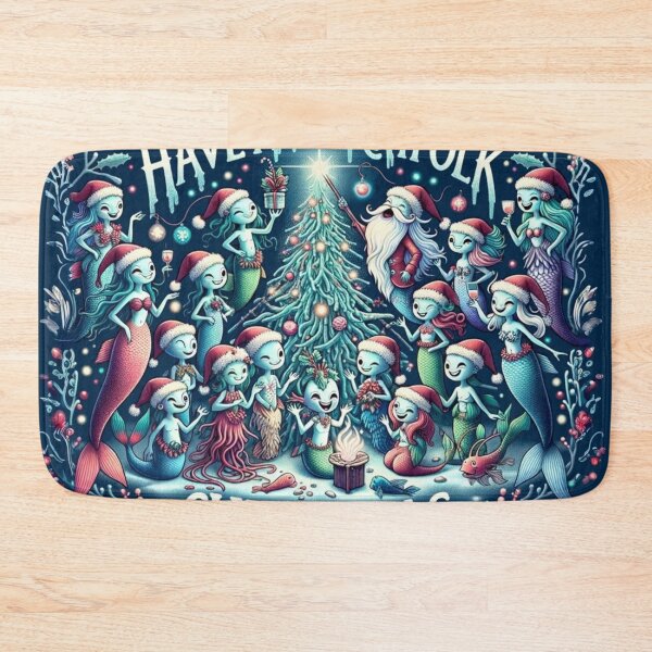 Item preview, Have a Merryfolk Christmas designed and sold by titartwork.