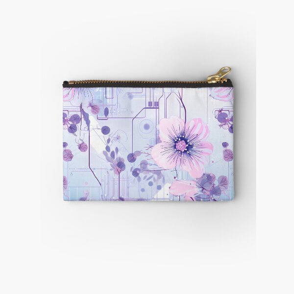 Item preview, Cyberpunk Flowers and Circuitry Pattern designed and sold by SchorlCraft.
