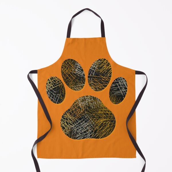 Item preview, Big Halloween Paw For Animal Lovers Orange and Black designed and sold by AMSonArt.