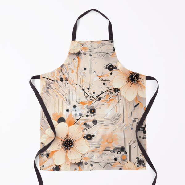 Item preview, Cyberpunk Flowers and Circuitry Pattern designed and sold by SchorlCraft.