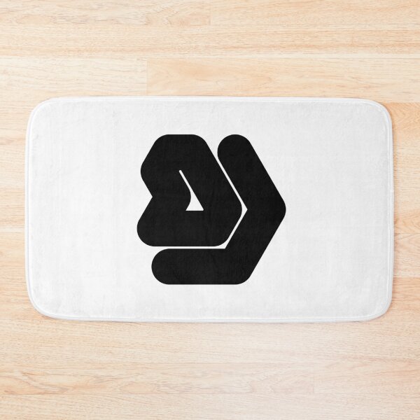 Item preview, Abstract hexagonal geometric: Black Uppercase Letter D designed and sold by SnedLab.