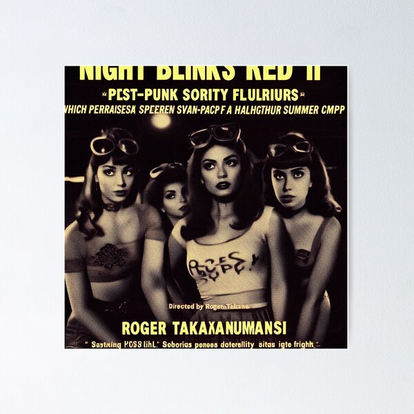 Night Blinks Red II (Pest-Punk Sority Fluriurs) Poster