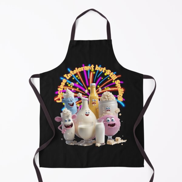 Item preview, LACTOSE INTOLERANCE BUT STILL SMILING designed and sold by carlos crane.