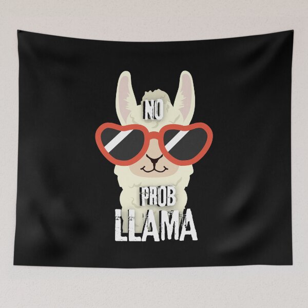 Item preview, No Prob Llama designed and sold by Flirt-Teez.