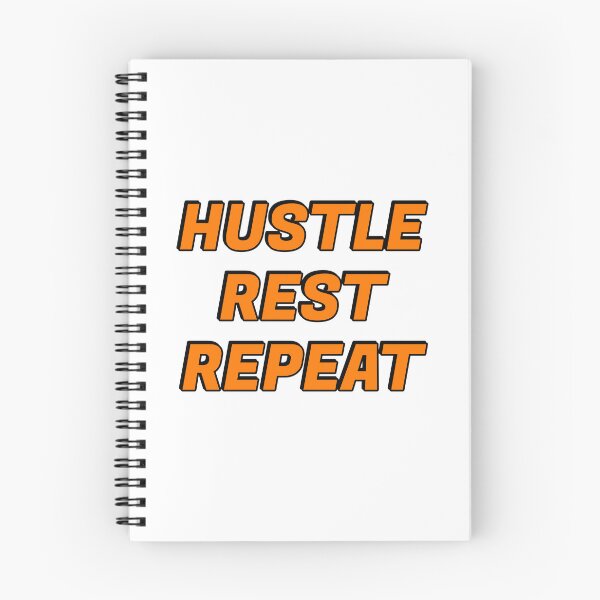 Item preview, Hustle Rest Repeat - positive affirmations for success  - Hustle quotes designed and sold by Inspirationmotivation.