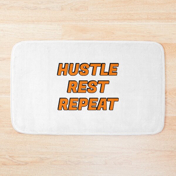 Item preview, Hustle Rest Repeat - positive affirmations for success  - Hustle quotes designed and sold by Inspirationmotivation.