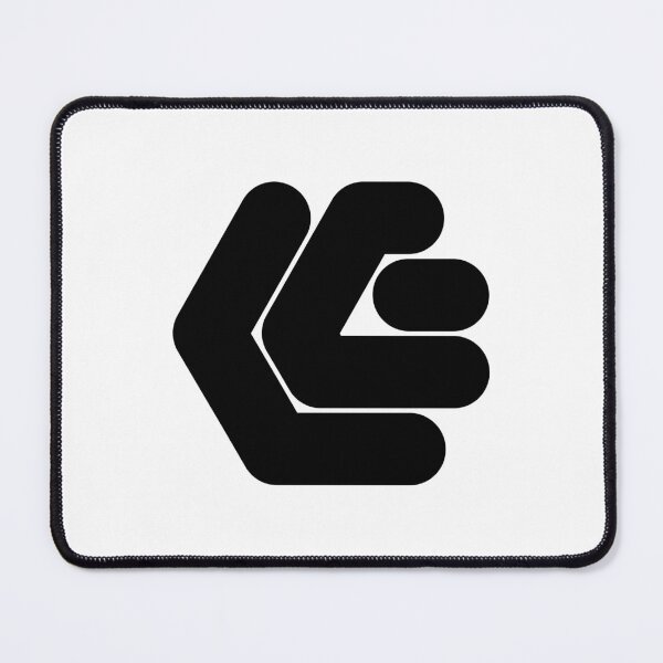 Item preview, Abstract hexagonal geometric: Black Uppercase Letter E designed and sold by SnedLab.
