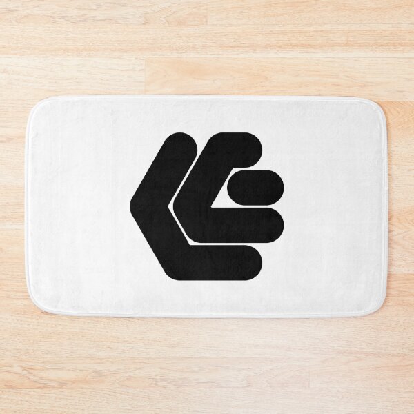 Item preview, Abstract hexagonal geometric: Black Uppercase Letter E designed and sold by SnedLab.