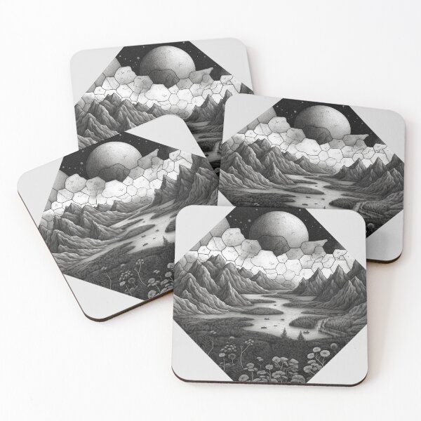 Item preview, Hexagonal Horizons designed and sold by HiredJustice.
