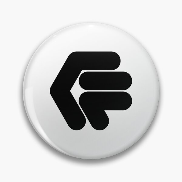 Item preview, Abstract hexagonal geometric: Black Uppercase Letter F designed and sold by SnedLab.