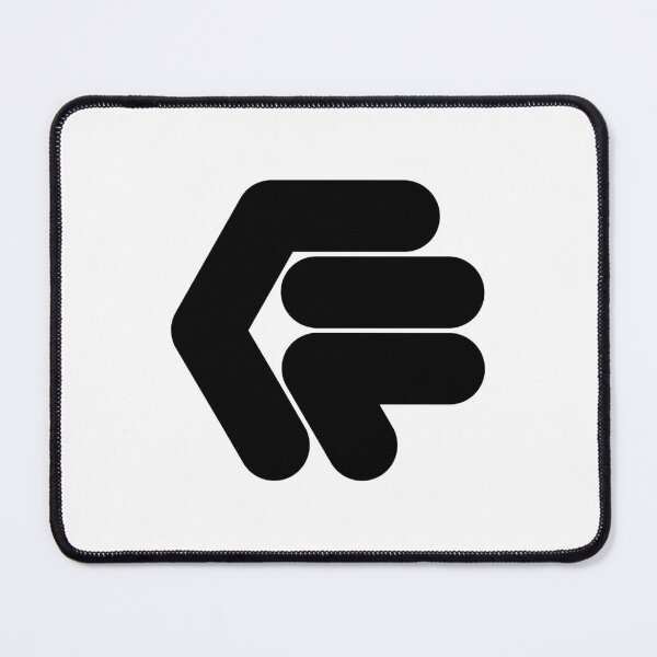 Item preview, Abstract hexagonal geometric: Black Uppercase Letter F designed and sold by SnedLab.