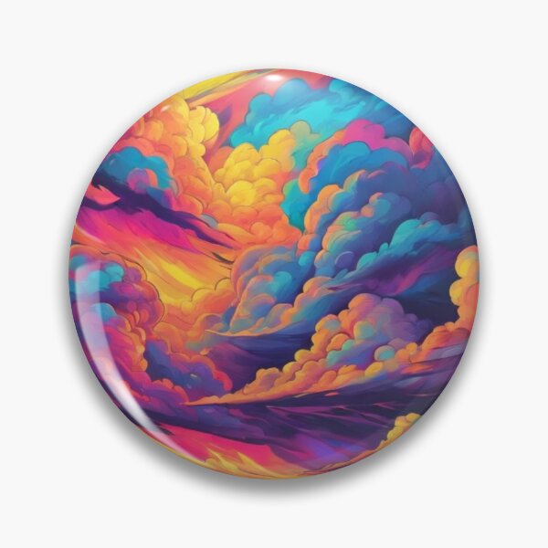 Artikelvorschau, Psychedelische mehrfarbige Sturmwolken #2 entworfen und verkauft von KoliBabb.