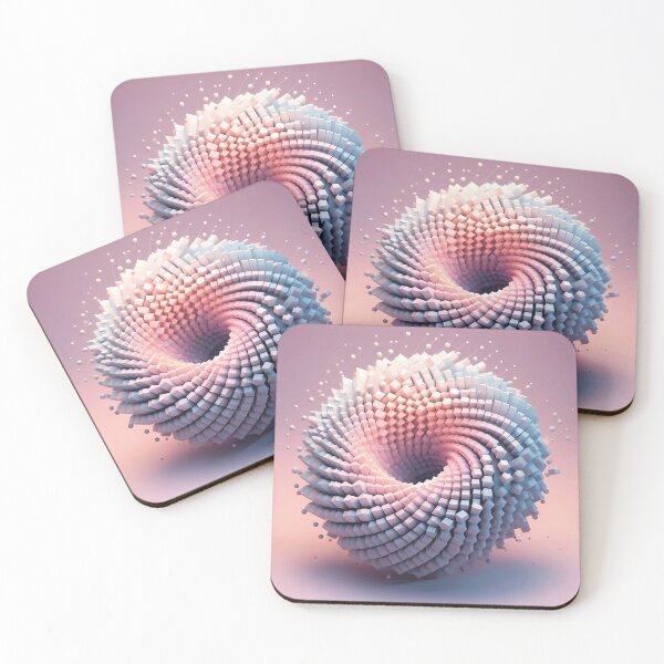 Item preview, Abstract Vortex made up of 3D shapes designed and sold by AtithasosTragos.