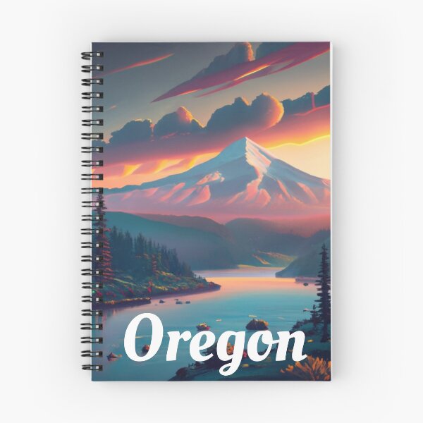 Item preview, Oregon Mountain River And Trees Design designed and sold by OregonsOwn.