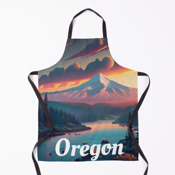 Item preview, Oregon Mountain River And Trees Design designed and sold by OregonsOwn.
