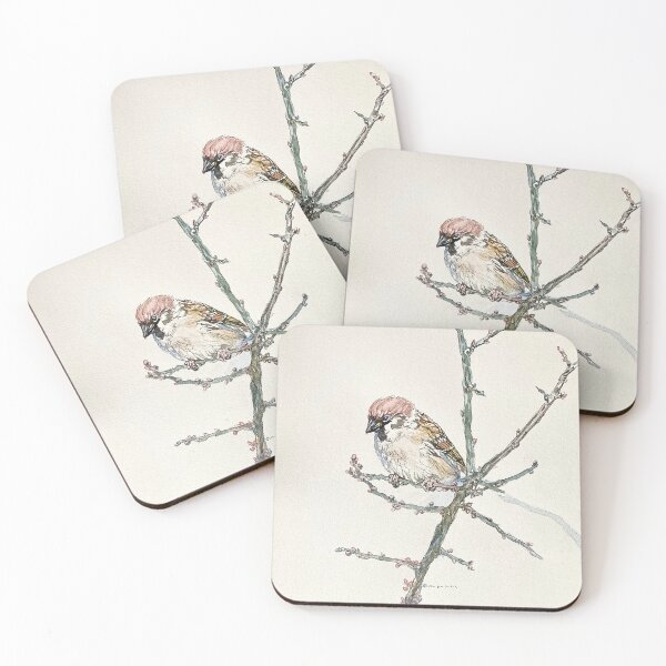 Item preview, Tree Sparrow. Garden Bird perched on branch designed and sold by Cefercom.
