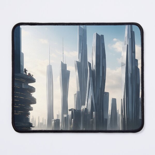 Item preview, futuristic cyber city designed and sold by etjcavas.