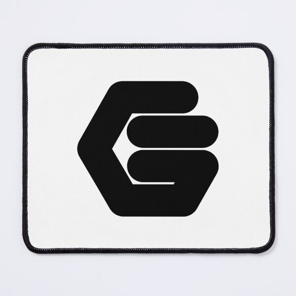 Item preview, Abstract hexagonal geometric: Black Uppercase Letter G designed and sold by SnedLab.