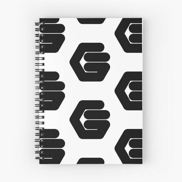 Item preview, Abstract hexagonal geometric: Black Uppercase Letter G designed and sold by SnedLab.