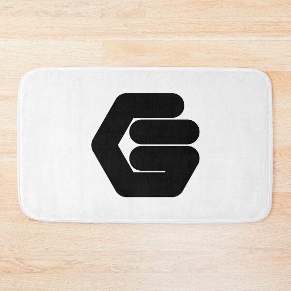 Item preview, Abstract hexagonal geometric: Black Uppercase Letter G designed and sold by SnedLab.