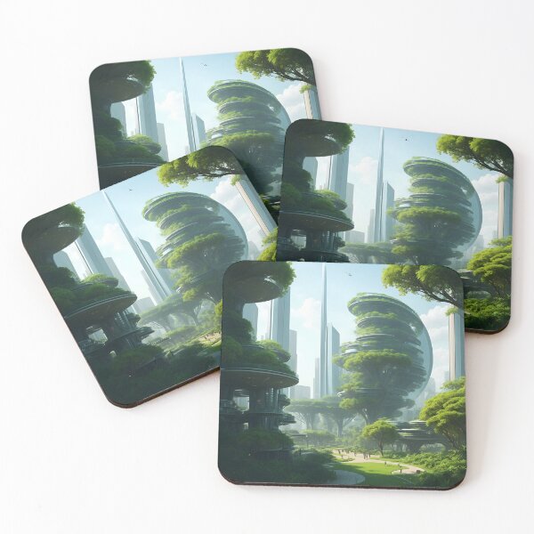 Item preview, green eco city designed and sold by etjcavas.