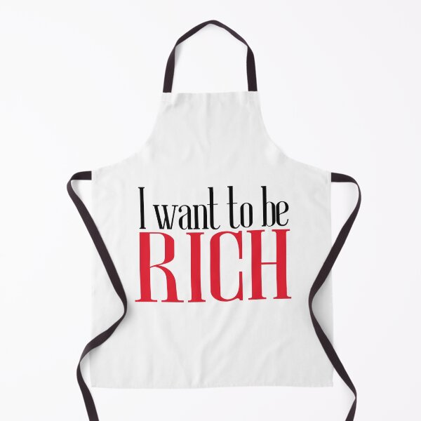 Item preview, I Want To Be Rich designed and sold by JustOneKidd.