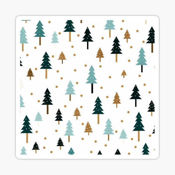Fir forest Sticker