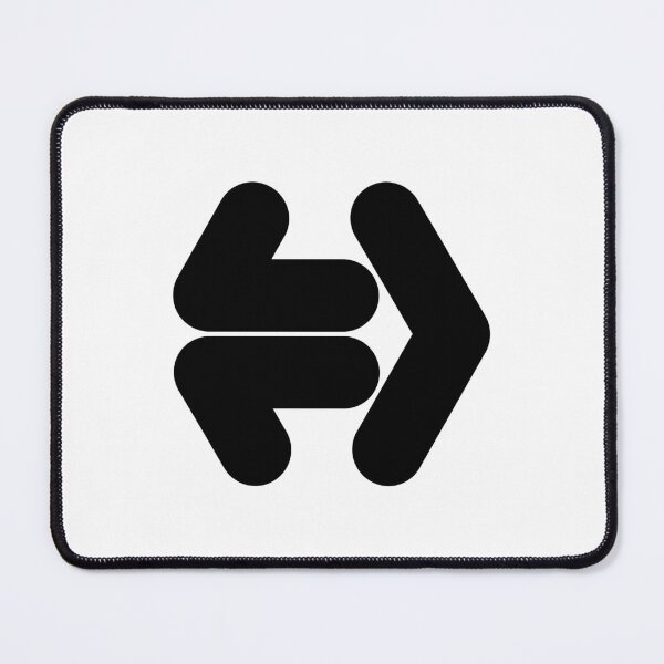 Item preview, Abstract hexagonal geometric: Black Uppercase Letter H designed and sold by SnedLab.