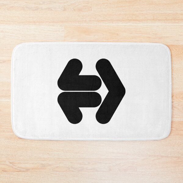 Item preview, Abstract hexagonal geometric: Black Uppercase Letter H designed and sold by SnedLab.