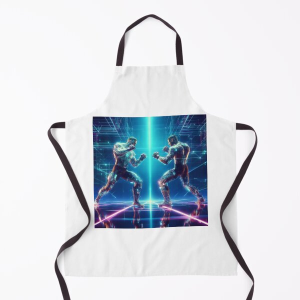 Item preview, neon lights cyberpunk  futuristic arena, MMA fight designed and sold by Martial-Art-23.