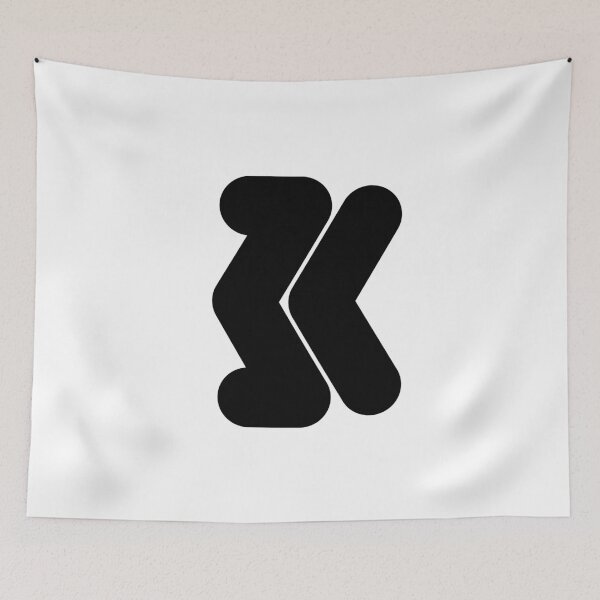 Item preview, Abstract hexagonal geometric: Black Uppercase Letter I designed and sold by SnedLab.