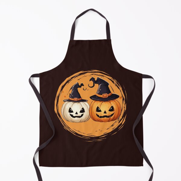 Item preview, Two Halloween Pumpkins in Witches Hats designed and sold by Inklinggraphics.