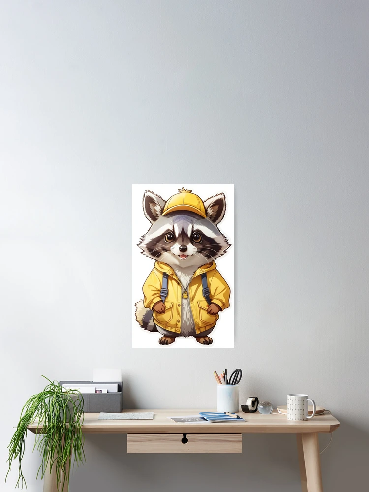 Thumbnail 2 of 3, Poster, Lightning Racoon  designed and sold by LabZoidd.