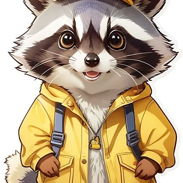 Artwork thumbnail, Lightning Racoon  by LabZoidd