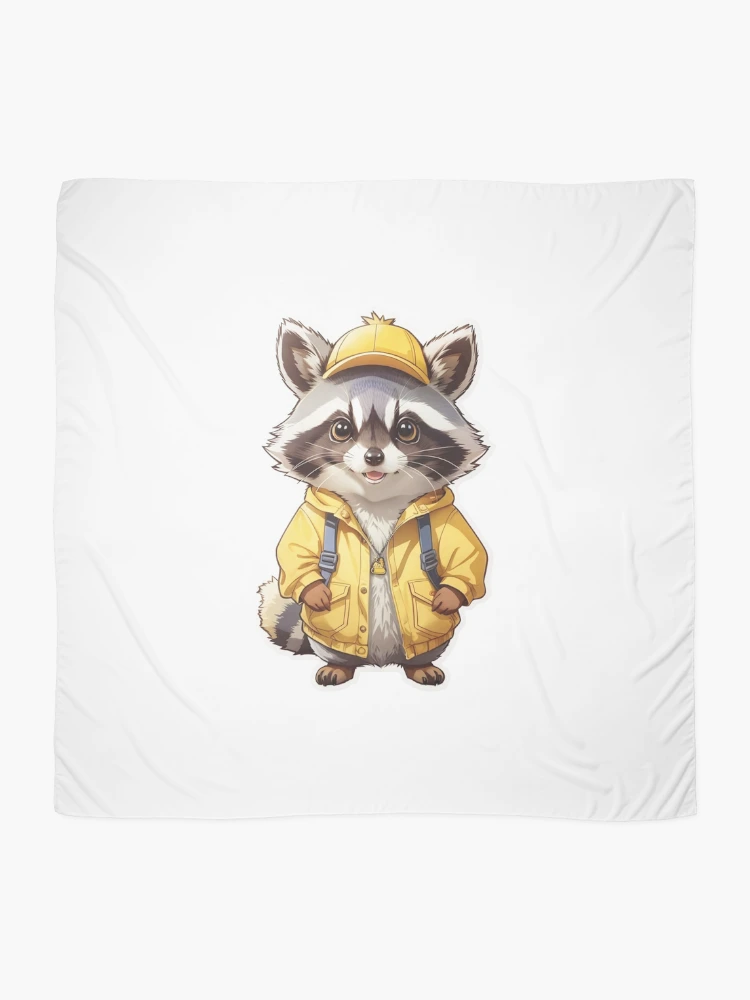 Thumbnail 2 of 3, Scarf, Lightning Racoon  designed and sold by LabZoidd.